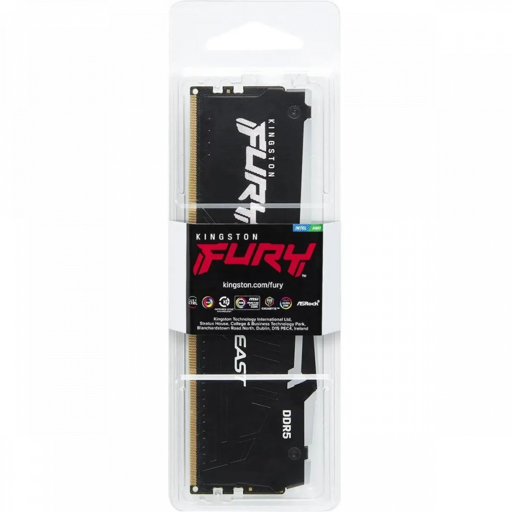 ОЗУ Kingston Fury Beast KF560C36BBE2A-32 DIMM, DDR5, 32 Гб, 6000 МГц - миниатюра 4
