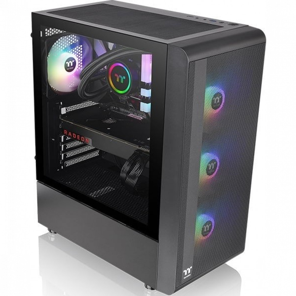 Корпус Thermaltake S200 TG ARGB Black CA-1X2-00M1WN-00 Mid-Tower - миниатюра 8