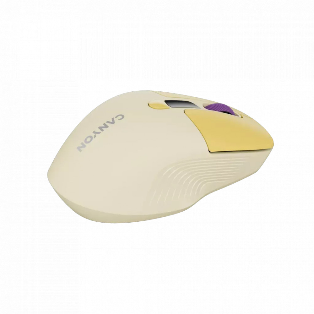 Мышь Canyon MW-26 LCD Silent Dual Mode Wireless Yellow CNS-CMSW26Y Бюджетные, Беспроводная - миниатюра 7