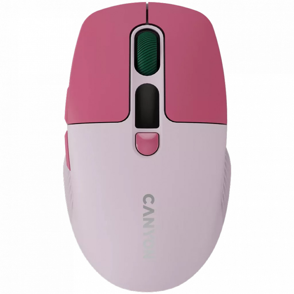 Мышь Canyon MW-26 LCD Silent Dual Mode Wireless Pink CNS-CMSW26P Бюджетные, Беспроводная - миниатюра 6