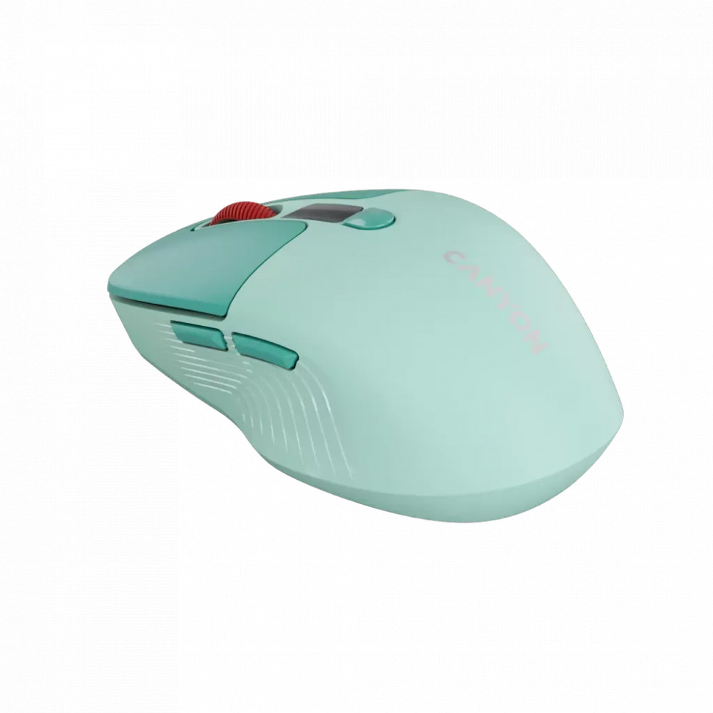 Мышь Canyon MW-26 LCD Silent Dual Mode Wireless Green CNS-CMSW26GR Бюджетные, Беспроводная - миниатюра 7