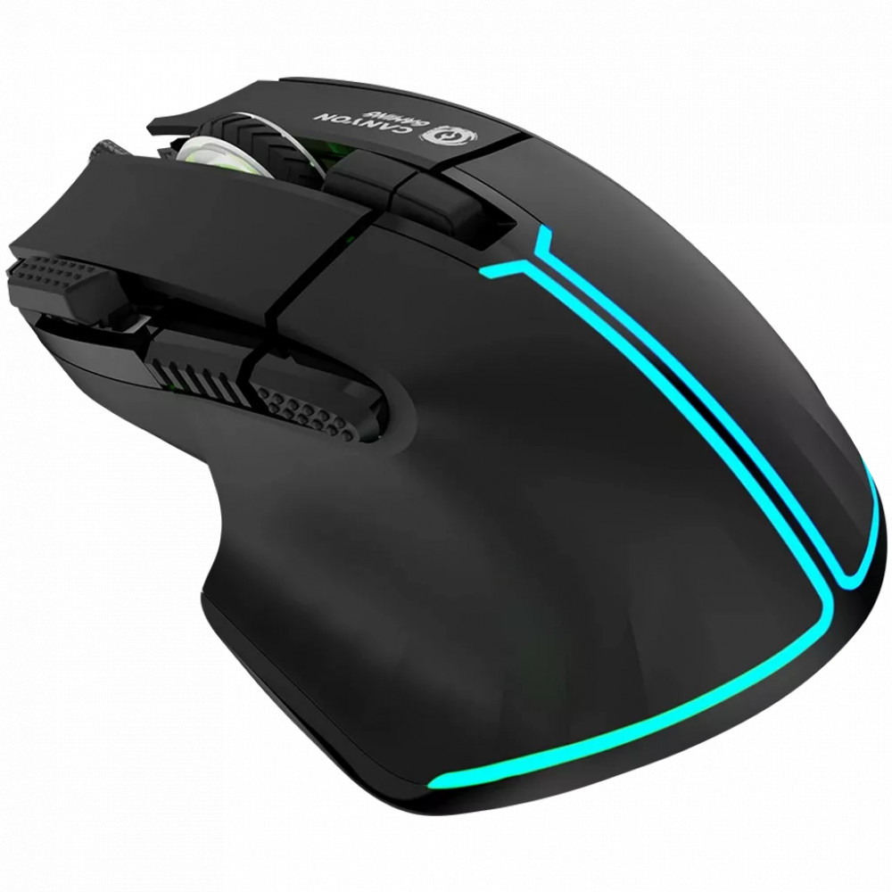 Мышь Canyon Fortnax GM-636 RGB 9buttons Wired Black CND-SGM636B Игровые, Проводная - миниатюра 6