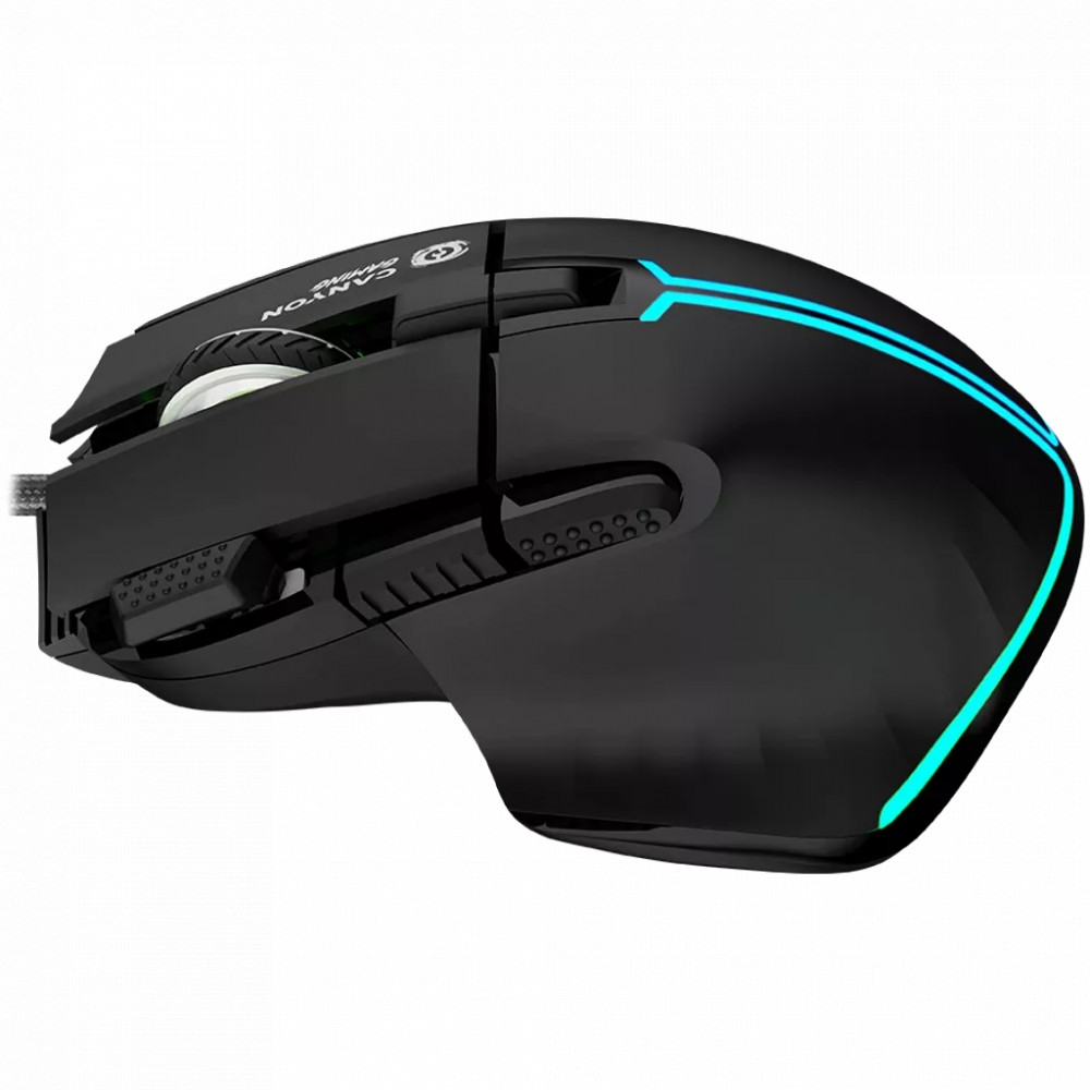 Мышь Canyon Fortnax GM-636 RGB 9buttons Wired Black CND-SGM636B Игровые, Проводная - миниатюра 8