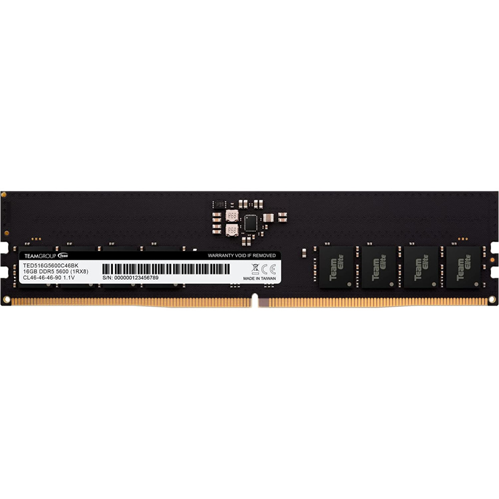 ОЗУ Team Group ELITE TED516G5600C4601 DIMM, DDR5, 16 Гб, 5600 МГц - миниатюра 3