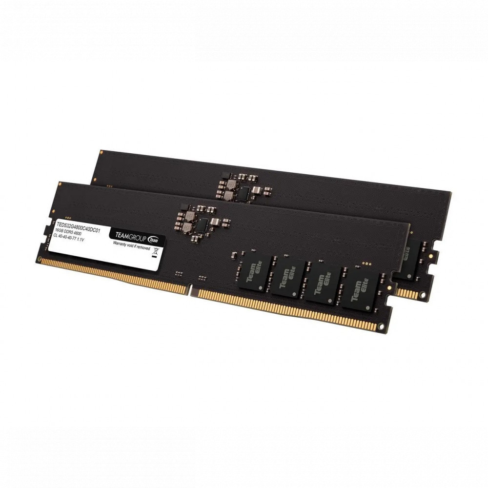 ОЗУ Team Group ELITE TED532G5600C46DC01 DIMM, DDR5, 32 Гб (2 х 16 Гб), 5600 МГц - миниатюра 2