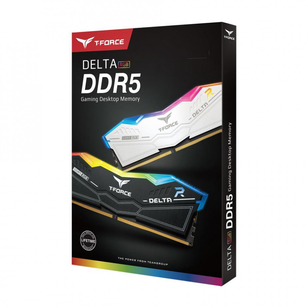 ОЗУ Team Group DELTA RGB FF3D532G6000HC38ADC01 DIMM, DDR5, 32 Гб (2 х 16 Гб), 6000 МГц - миниатюра 4
