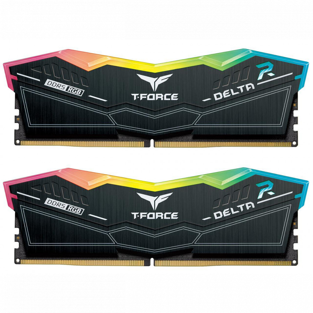 ОЗУ Team Group DELTA RGB FF3D532G6000HC38ADC01 DIMM, DDR5, 32 Гб (2 х 16 Гб), 6000 МГц
