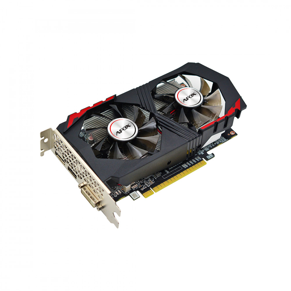 Видеокарта AFOX GTX1050Ti GAMING 4GB D5 Dual Fan AF1050TI-4096D5H7-V9 4 ГБ - миниатюра 5