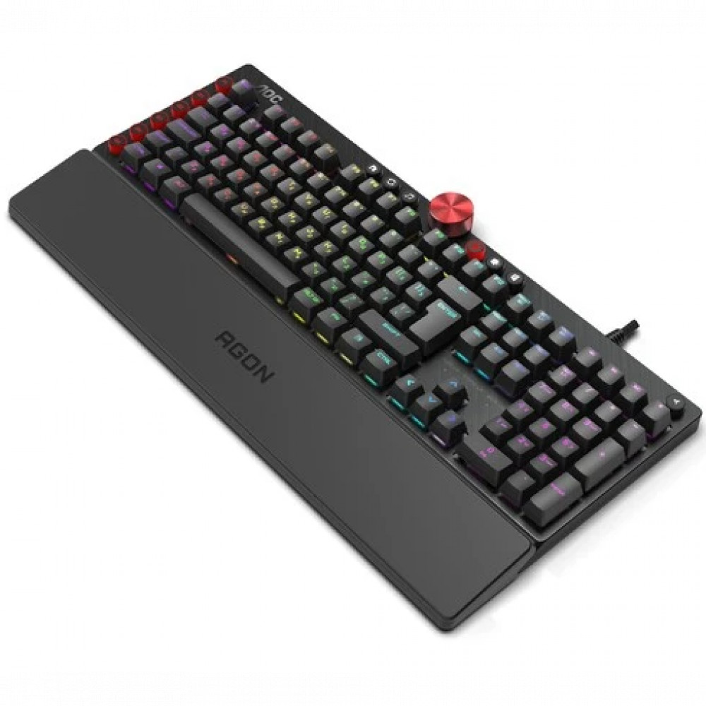 Клавиатура AOC AGK700 AGK700DR2R Проводная, USB - миниатюра 10