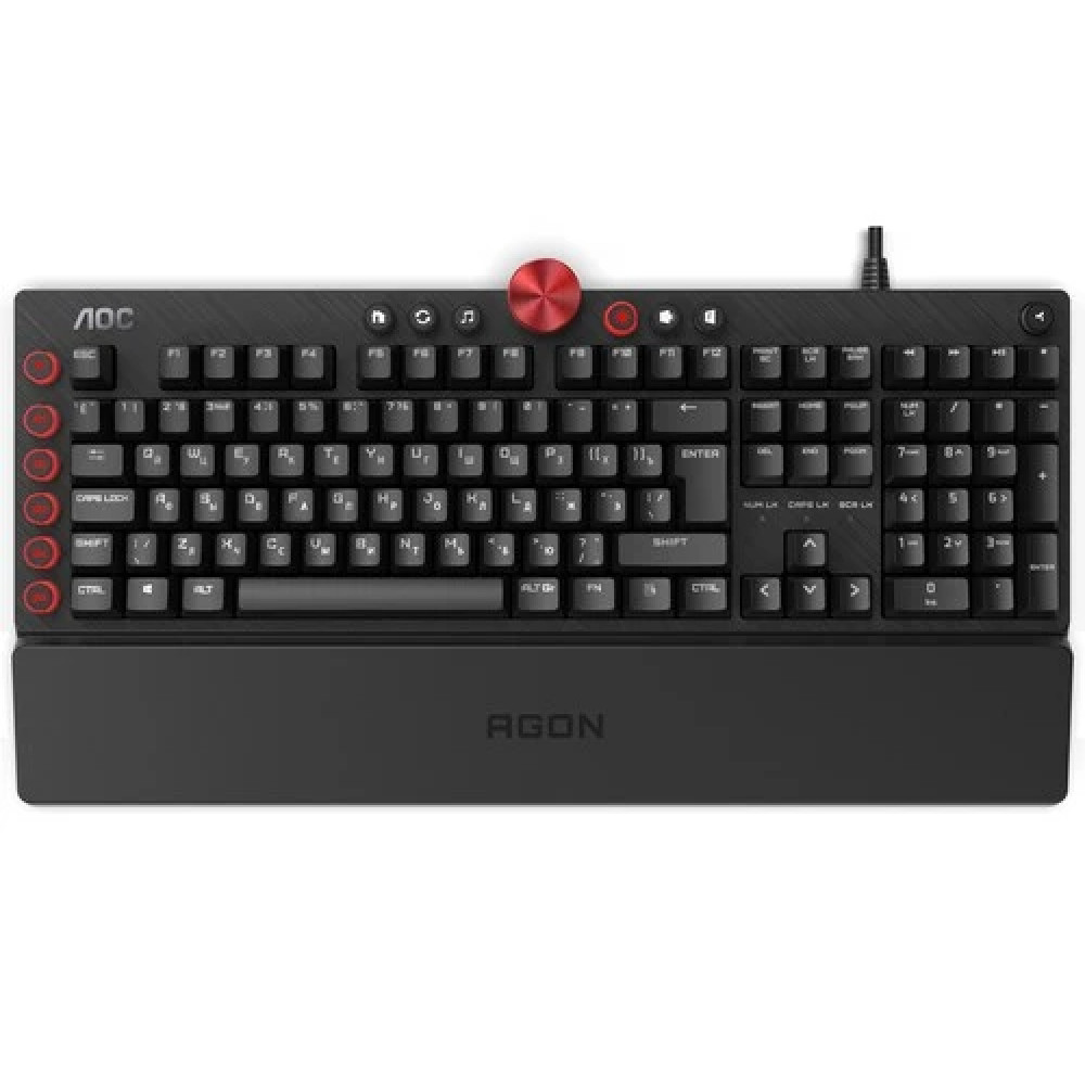 Клавиатура AOC AGK700 AGK700DR2R Проводная, USB - миниатюра 6