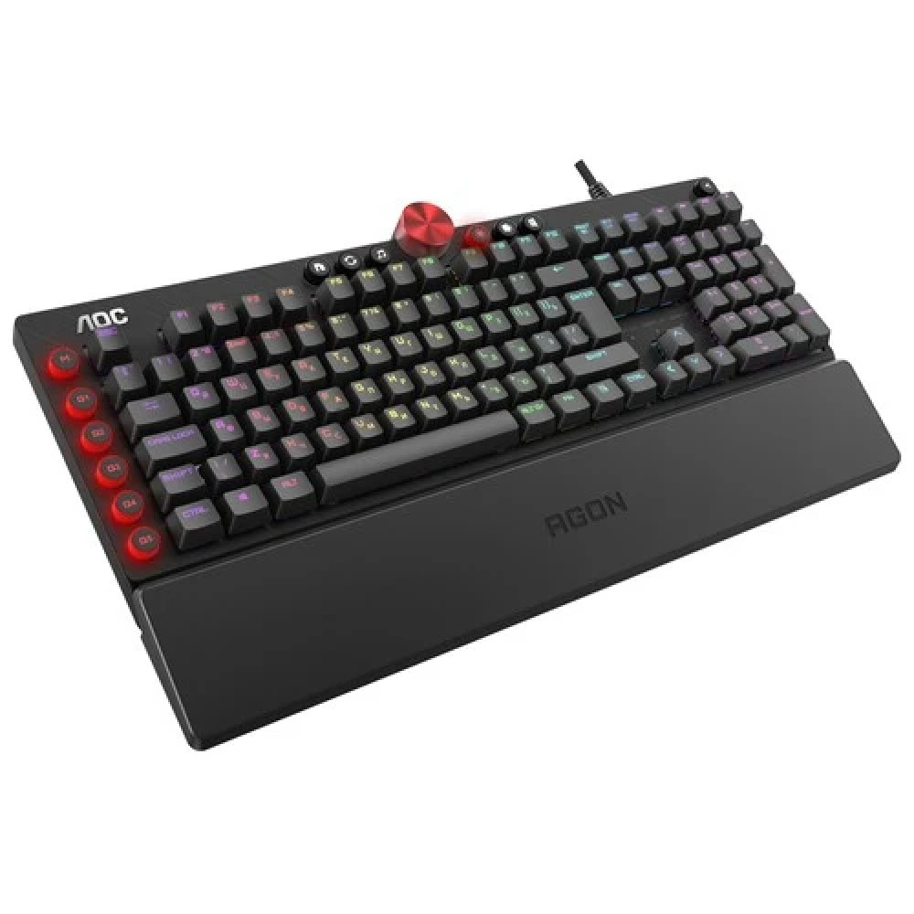 Клавиатура AOC AGK700 AGK700DR2R Проводная, USB - миниатюра 8