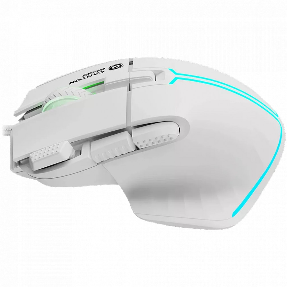 Мышь Canyon Fortnax GM-636 RGB 9buttons Wired White CND-SGM636W Игровые, Проводная - миниатюра 8