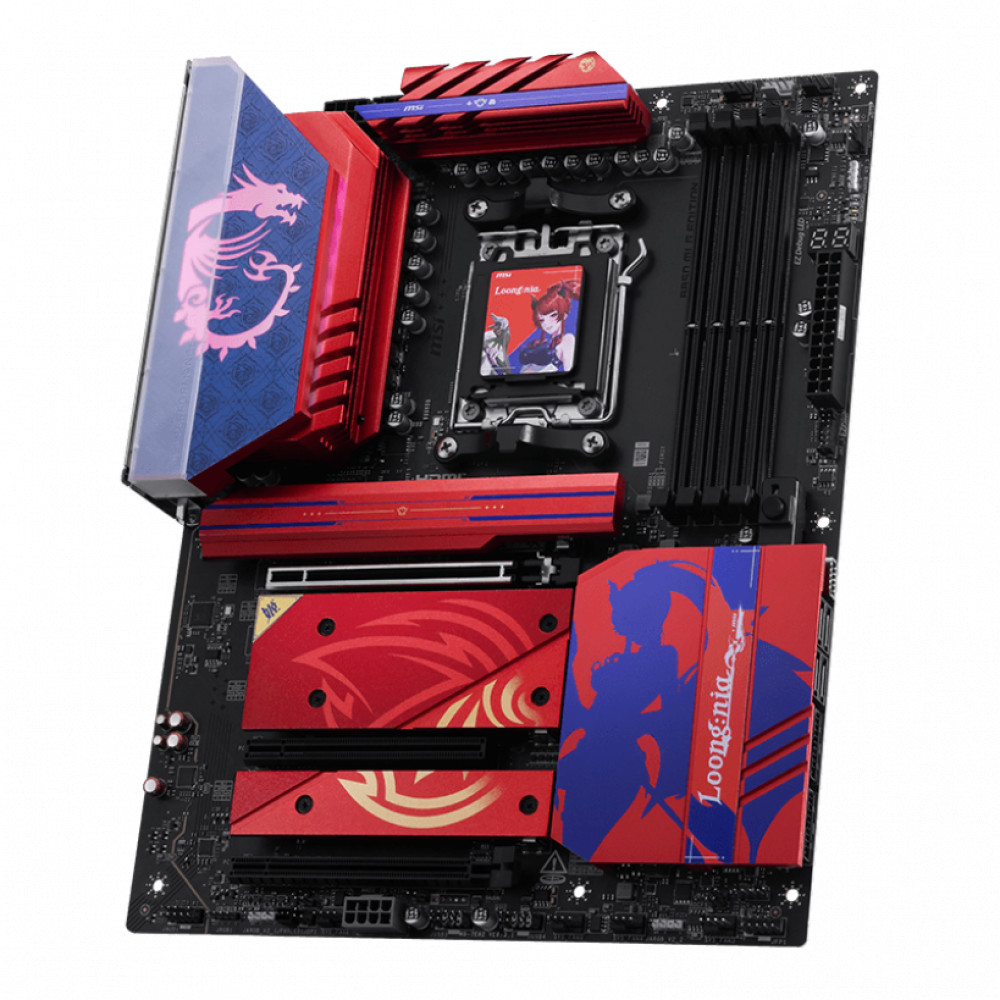 Материнская плата MSI B850 MLG EDITION ATX, AMD AM5 - миниатюра 6