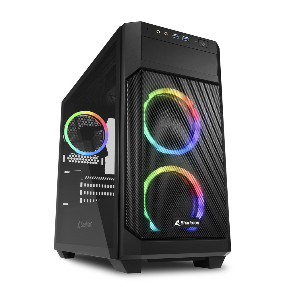 Корпус Sharkoon RGB V1000 Mini-Tower - миниатюра 8