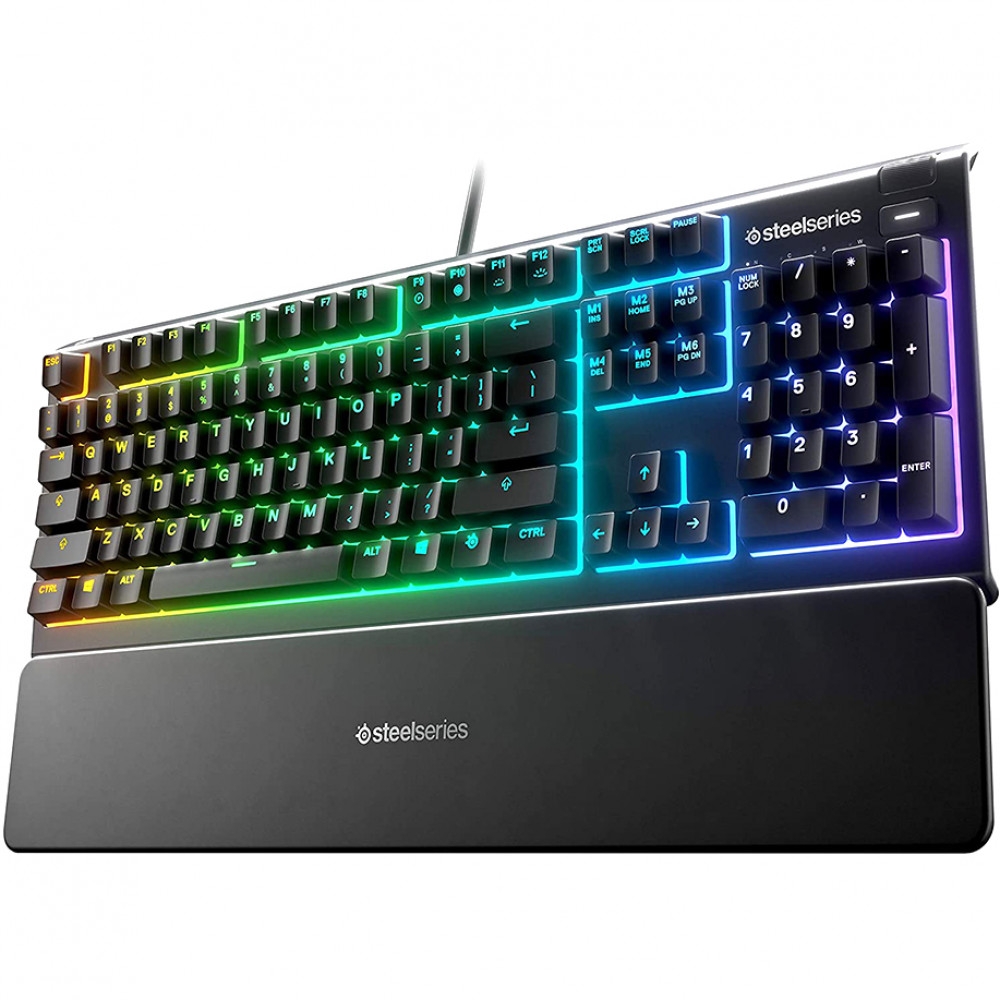 Клавиатура SteelSeries Apex 3 US 64795 Проводная, USB - миниатюра 5