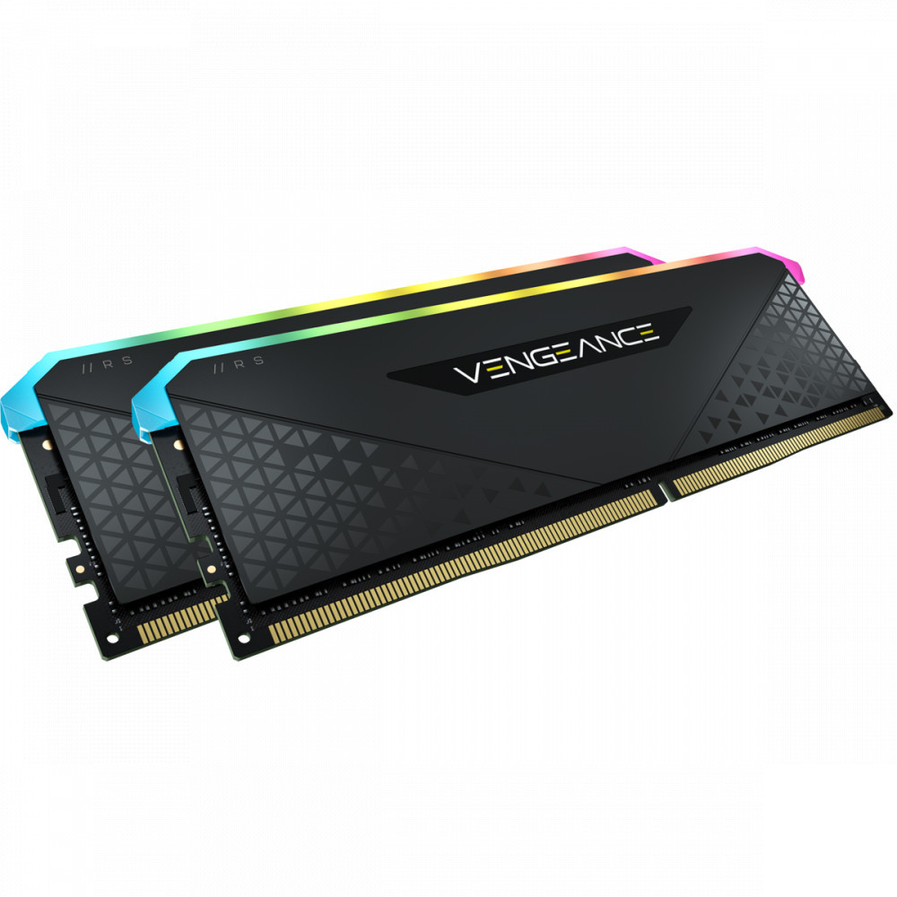 ОЗУ Corsair Vengeance RGB RS CMG32GX4M2E3200C16 DIMM, DDR4, 32 Гб (2 х 16 Гб), 3200 МГц - миниатюра 4