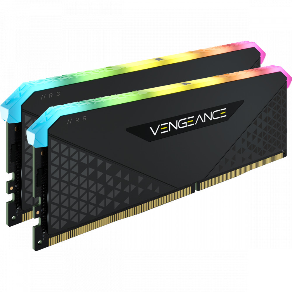 ОЗУ Corsair Vengeance RGB RS CMG32GX4M2E3200C16 DIMM, DDR4, 32 Гб (2 х 16 Гб), 3200 МГц - миниатюра 5