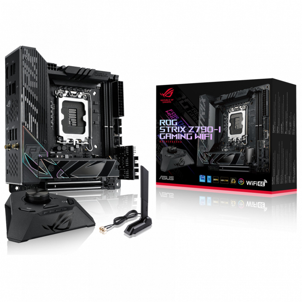 Материнская плата Asus ROG STRIX Z790-I GAMING WIFI 90MB1CM0-M0EAY0 Mini-ITX, LGA 1700 - миниатюра 10