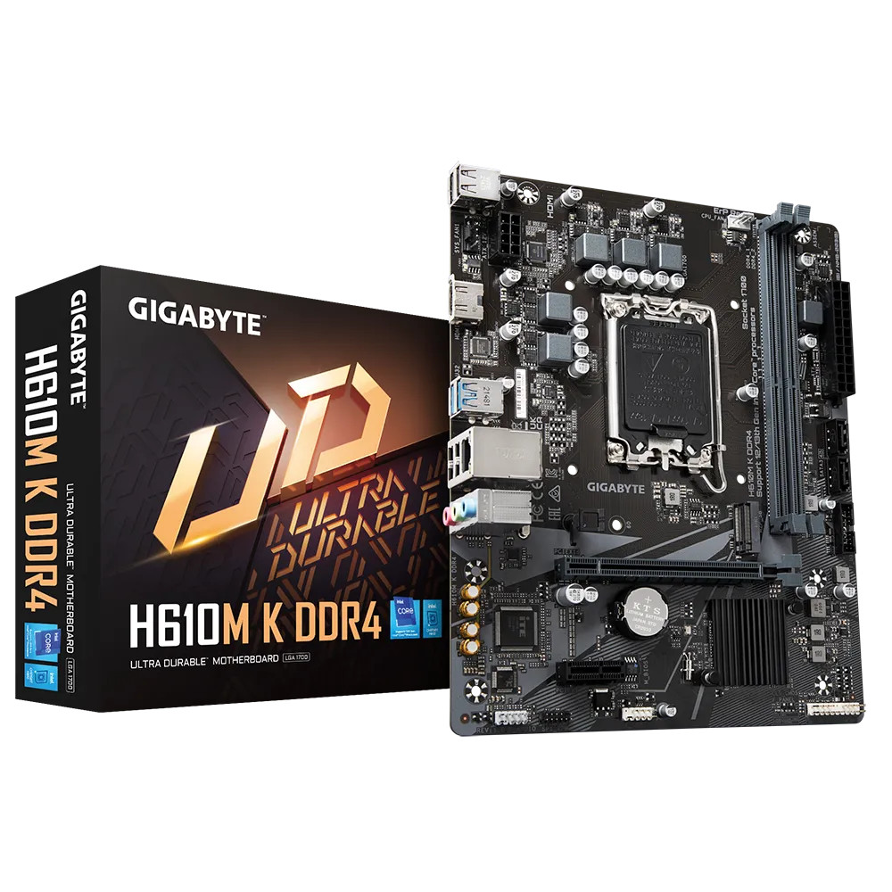 Материнская плата Gigabyte H610M K DDR4 GA-H610M-K-DDR4 Micro-ATX, LGA 1700 - миниатюра 10