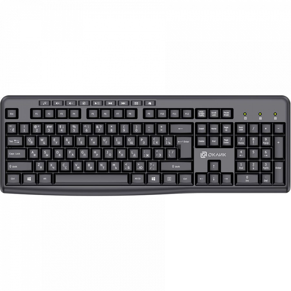 Клавиатура Oklick K225W 1875232 Беспроводная, Bluetooth - миниатюра 2