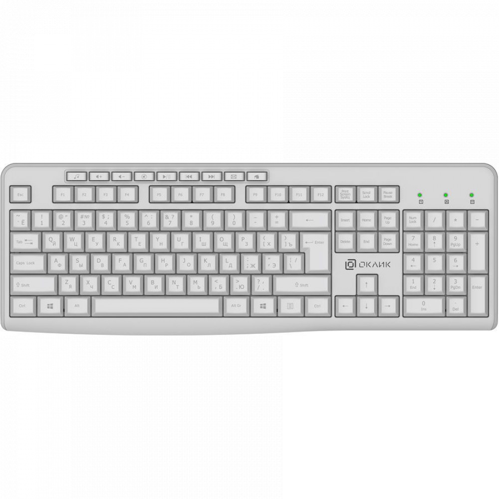 Клавиатура Oklick K225W 1875235 Беспроводная, Bluetooth - миниатюра 2