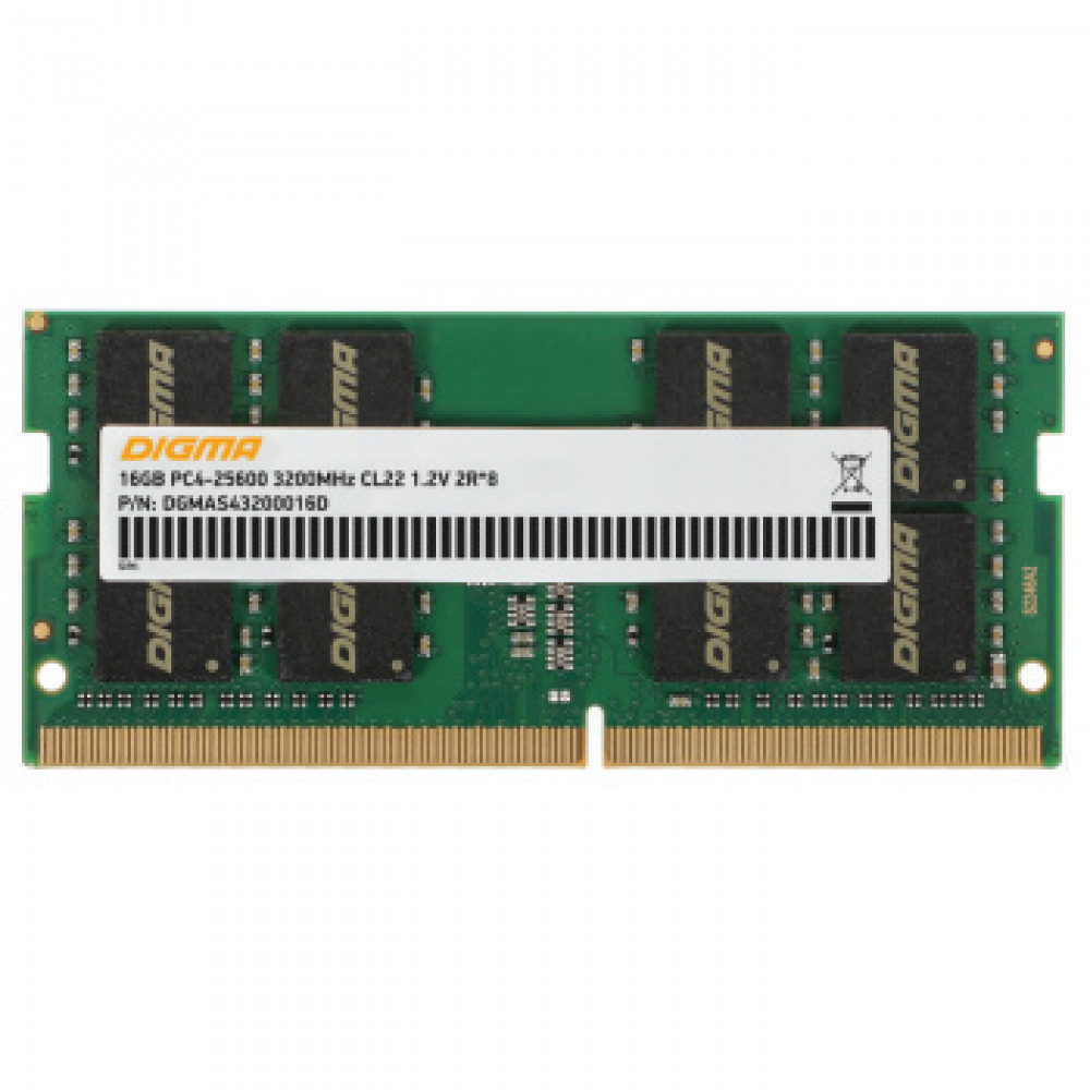 ОЗУ Digma DGMAS43200016D SO-DIMM, DDR4, 16 Гб, 3200 МГц - миниатюра 3