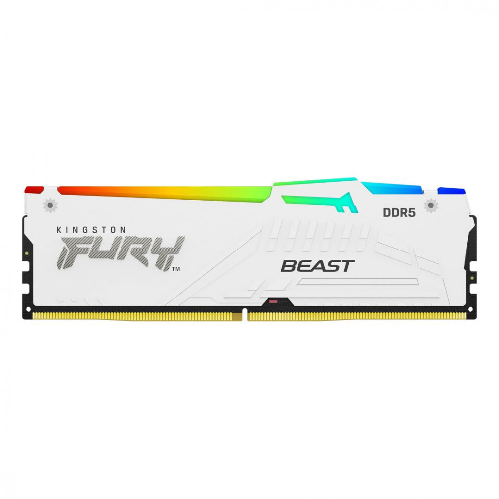 ОЗУ Kingston FURY Beast White RGB XMP KF552C40BWA-16 DIMM, DDR5, 16 Гб, 5200 МГц - миниатюра 3