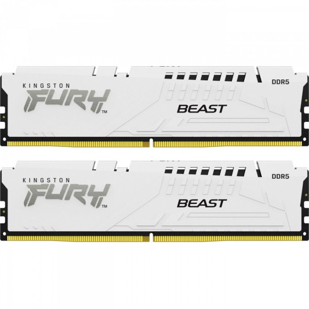 ОЗУ Kingston Beast White KF556C36BWEK2-64 DIMM, DDR5, 64 Гб (2 х 32 Гб), 5200 МГц - миниатюра 3