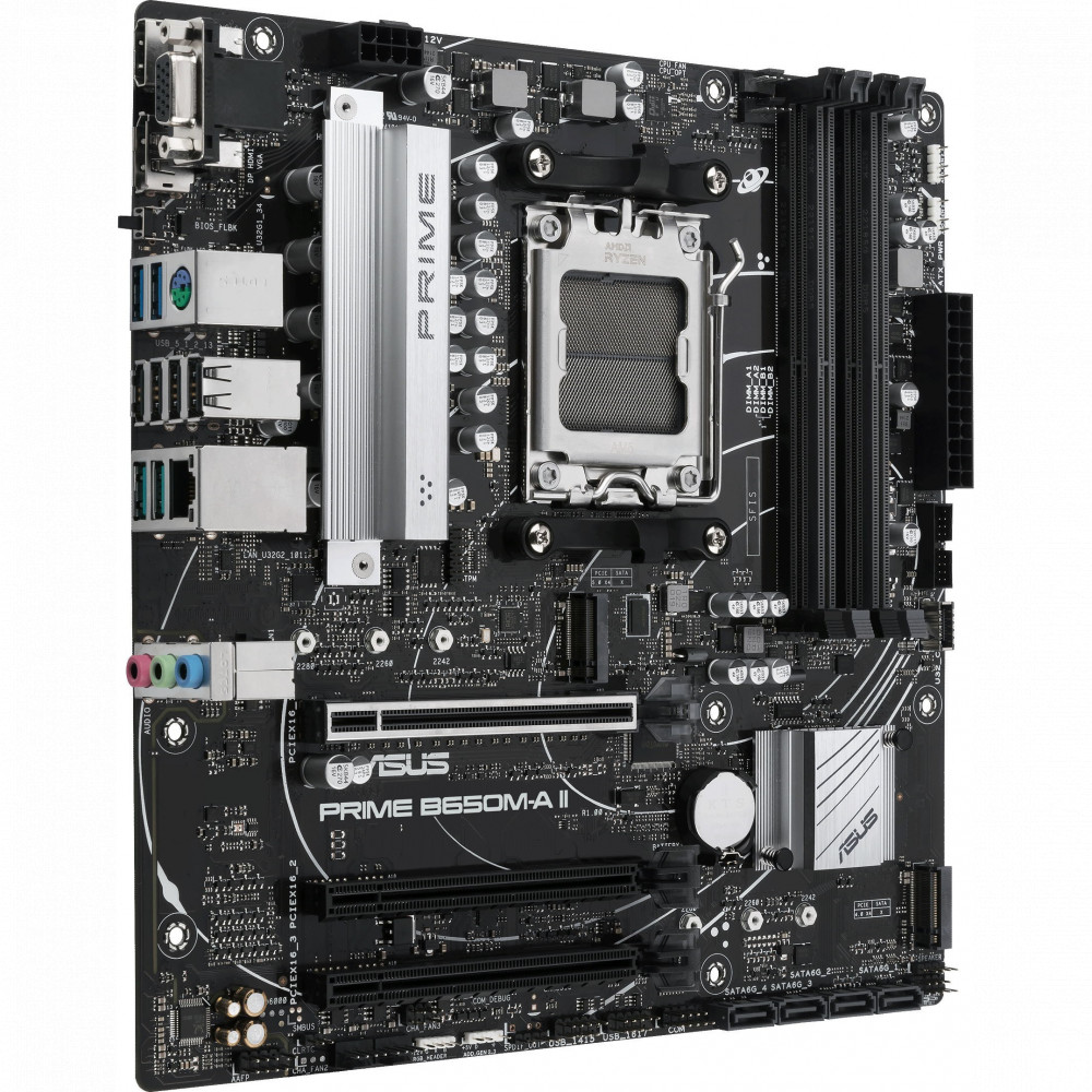 Материнская плата Asus PRIME B650M-A II Micro-ATX, AMD AM5 - миниатюра 11
