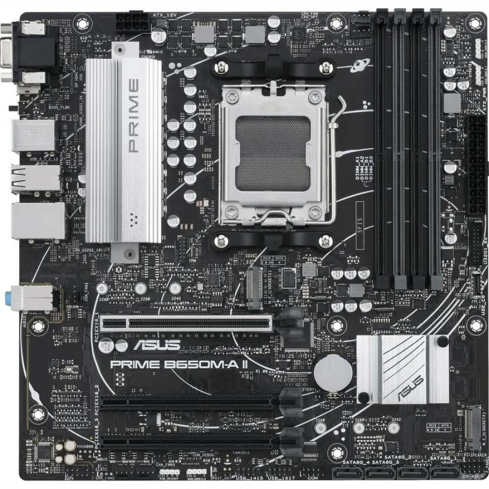 Материнская плата Asus PRIME B650M-A II Micro-ATX, AMD AM5 - миниатюра 8