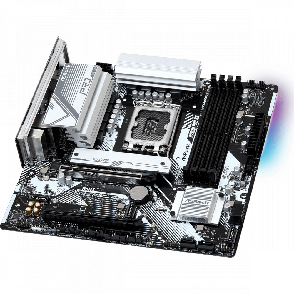 Материнская плата ASRock B760M PRO RS Micro-ATX, LGA 1700 - миниатюра 7