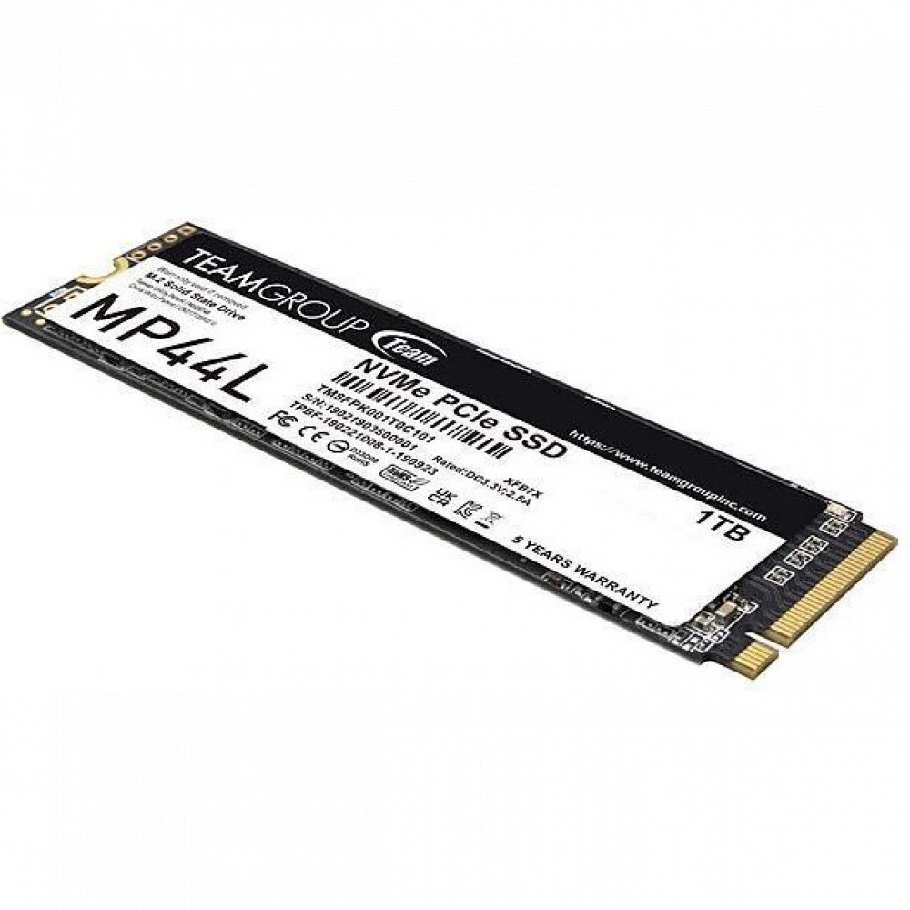 Жесткий диск Team Group MP44L TM8FPK001T0C101 SSD (твердотельные), 1 ТБ, M.2, PCIe - миниатюра 5