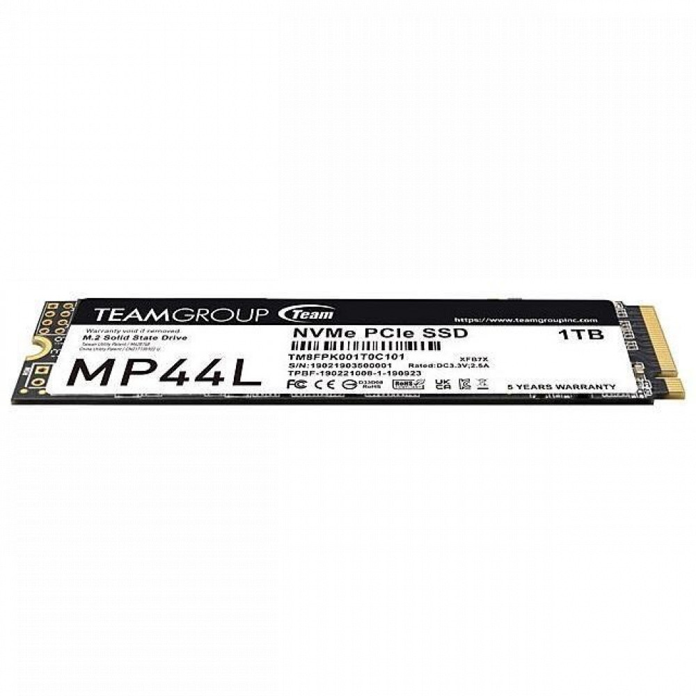 Жесткий диск Team Group MP44L TM8FPK001T0C101 SSD (твердотельные), 1 ТБ, M.2, PCIe - миниатюра 7