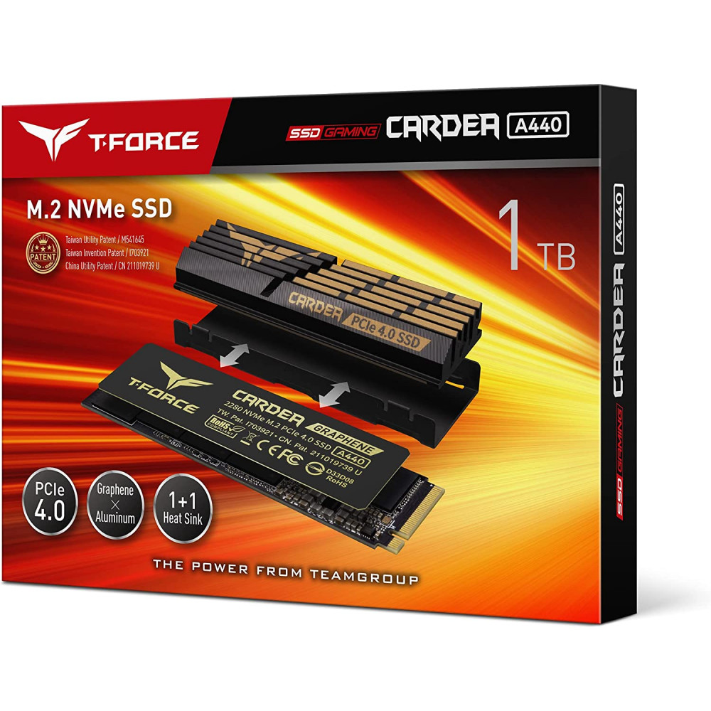 Жесткий диск Team Group CARDEA A440 TM8FPZ001T0C327 SSD (твердотельные), 1 ТБ, M.2, PCIe - миниатюра 6