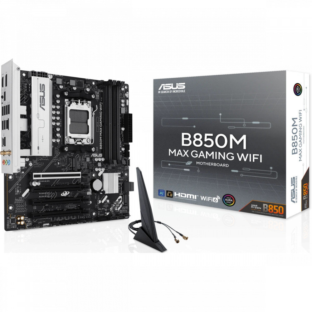 Материнская плата Asus B850M MAX GAMING WIFI Micro-ATX, AMD AM5 - миниатюра 12