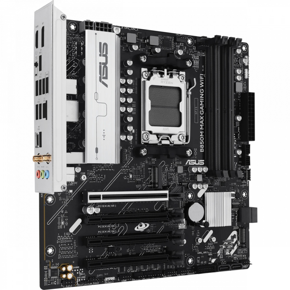 Материнская плата Asus B850M MAX GAMING WIFI Micro-ATX, AMD AM5 - миниатюра 8