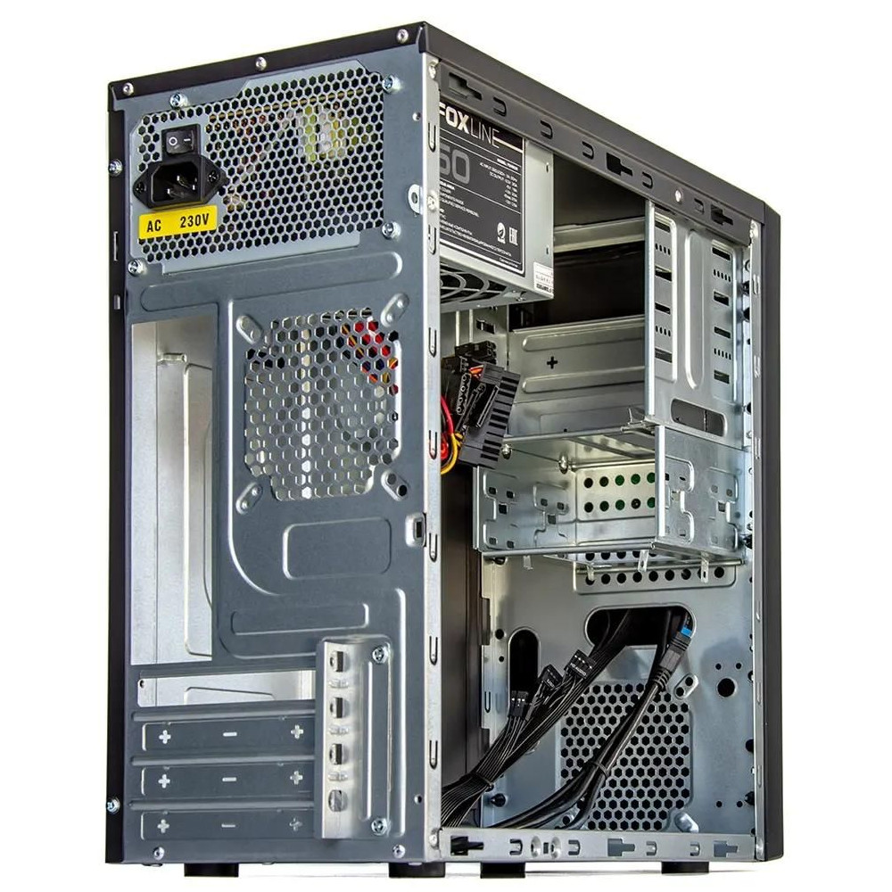 Корпус Foxline FL–628-FZ450R-U32 Mini-Tower - миниатюра 6