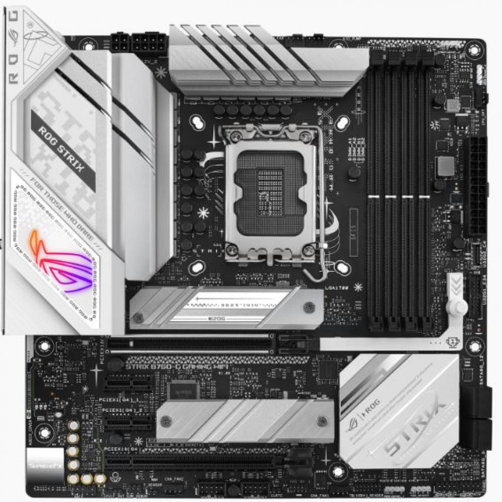 Материнская плата Asus ROG STRIX B760-G GAMING WIFI Micro-ATX, LGA 1700 - миниатюра 4