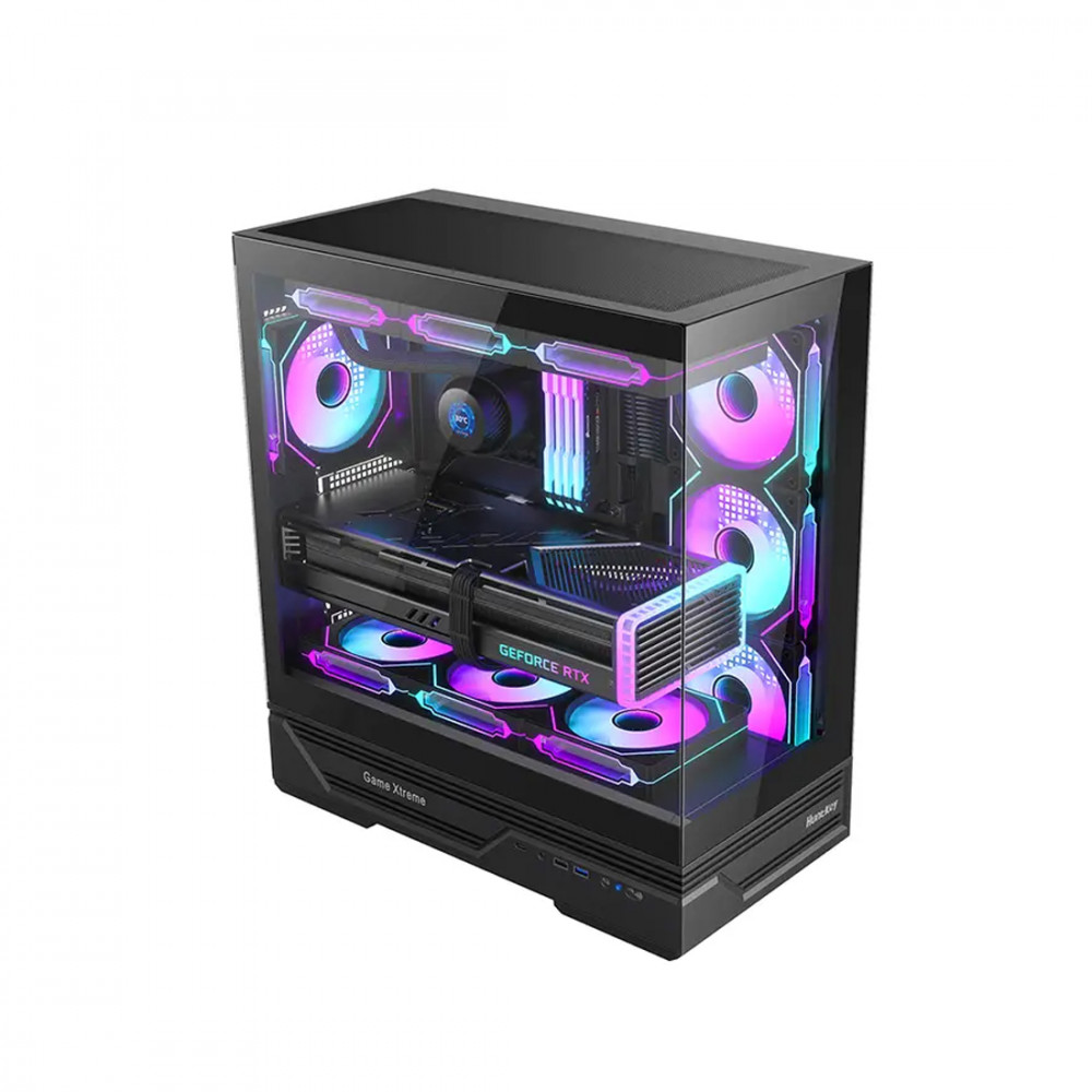 Корпус Huntkey GX760A Black Mid-Tower - миниатюра 5