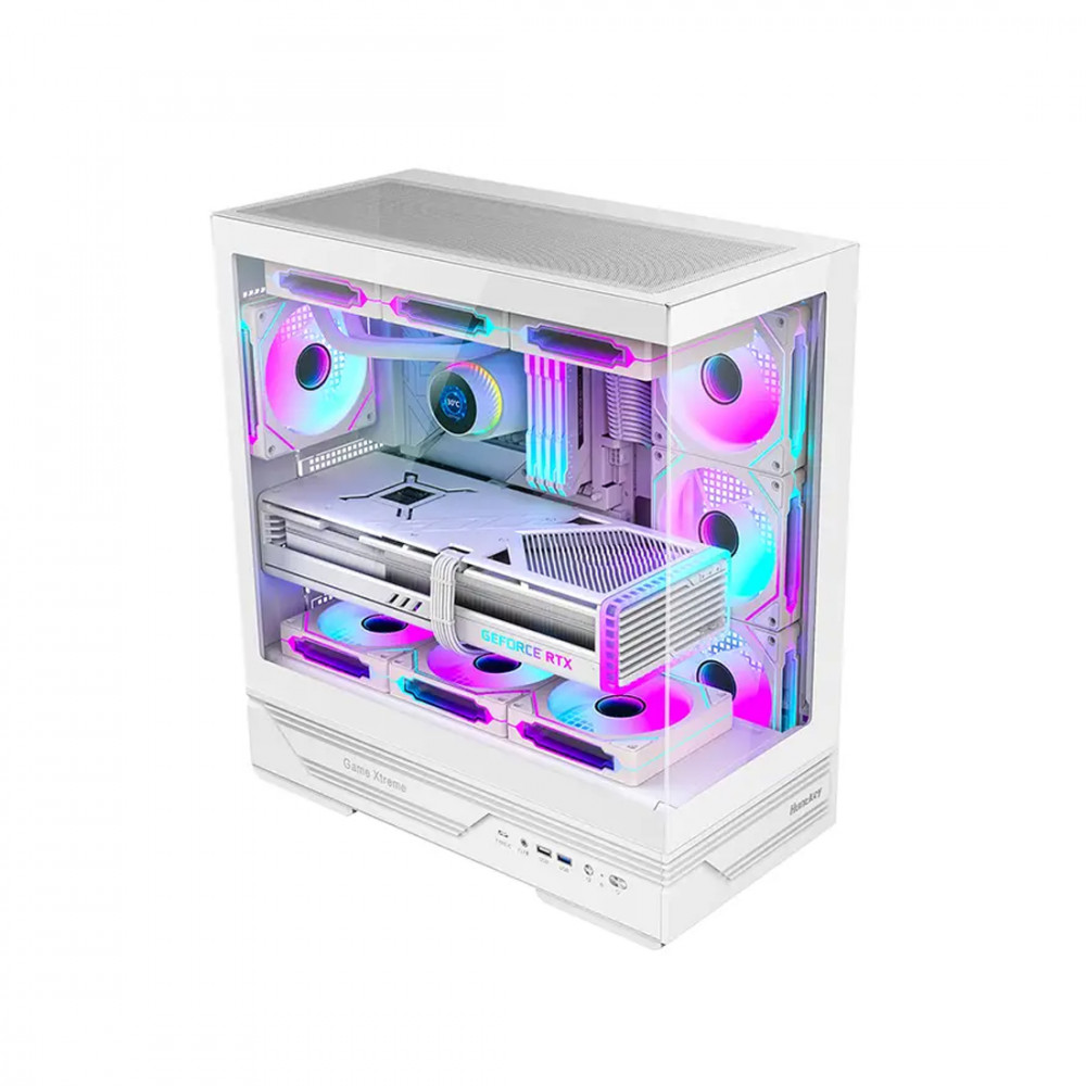Корпус Huntkey GX760A White Mid-Tower - миниатюра 6