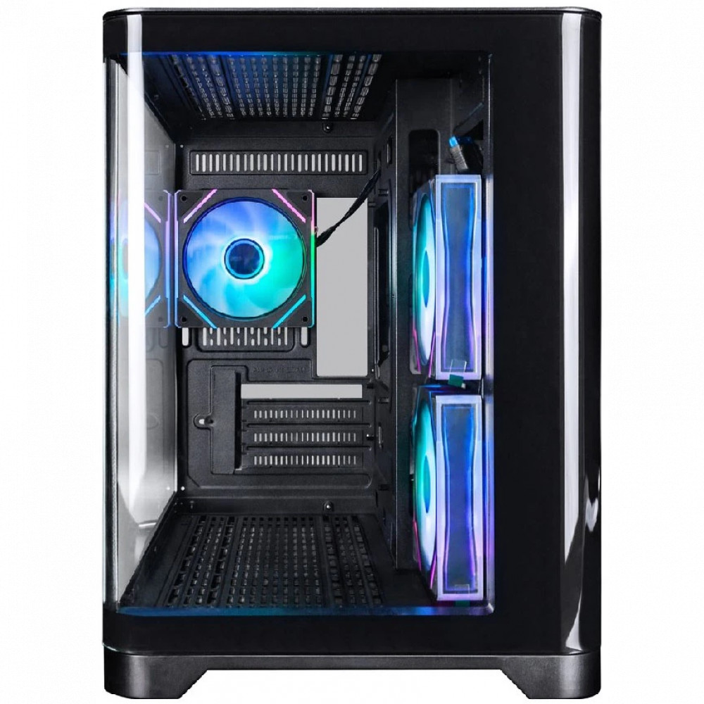 Корпус 1STPLAYER UView UV6 ARGB Black UV6-BK-2FC7R-1FC7 Mini-Tower - миниатюра 11