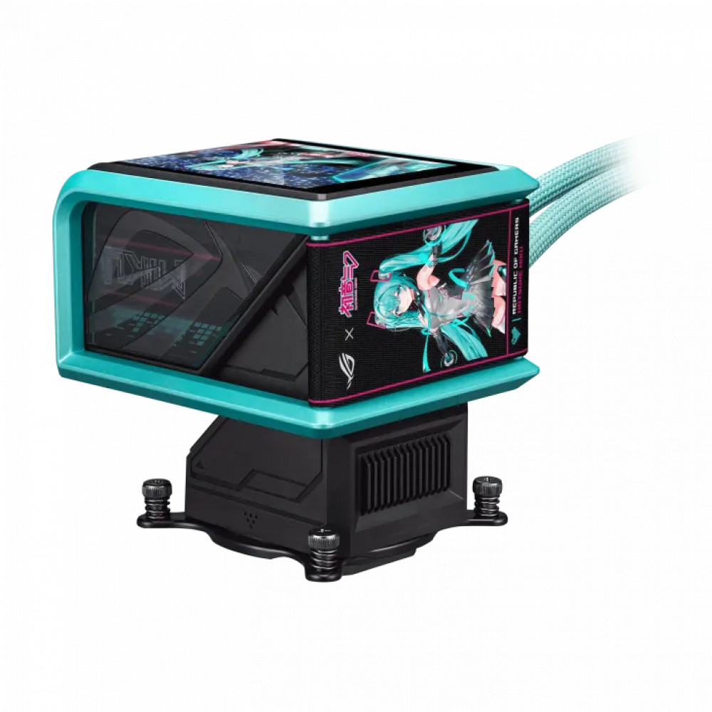 Система охлаждения Asus ROG RYUO IV 360 ARGB MIKU Для процессора - миниатюра 10