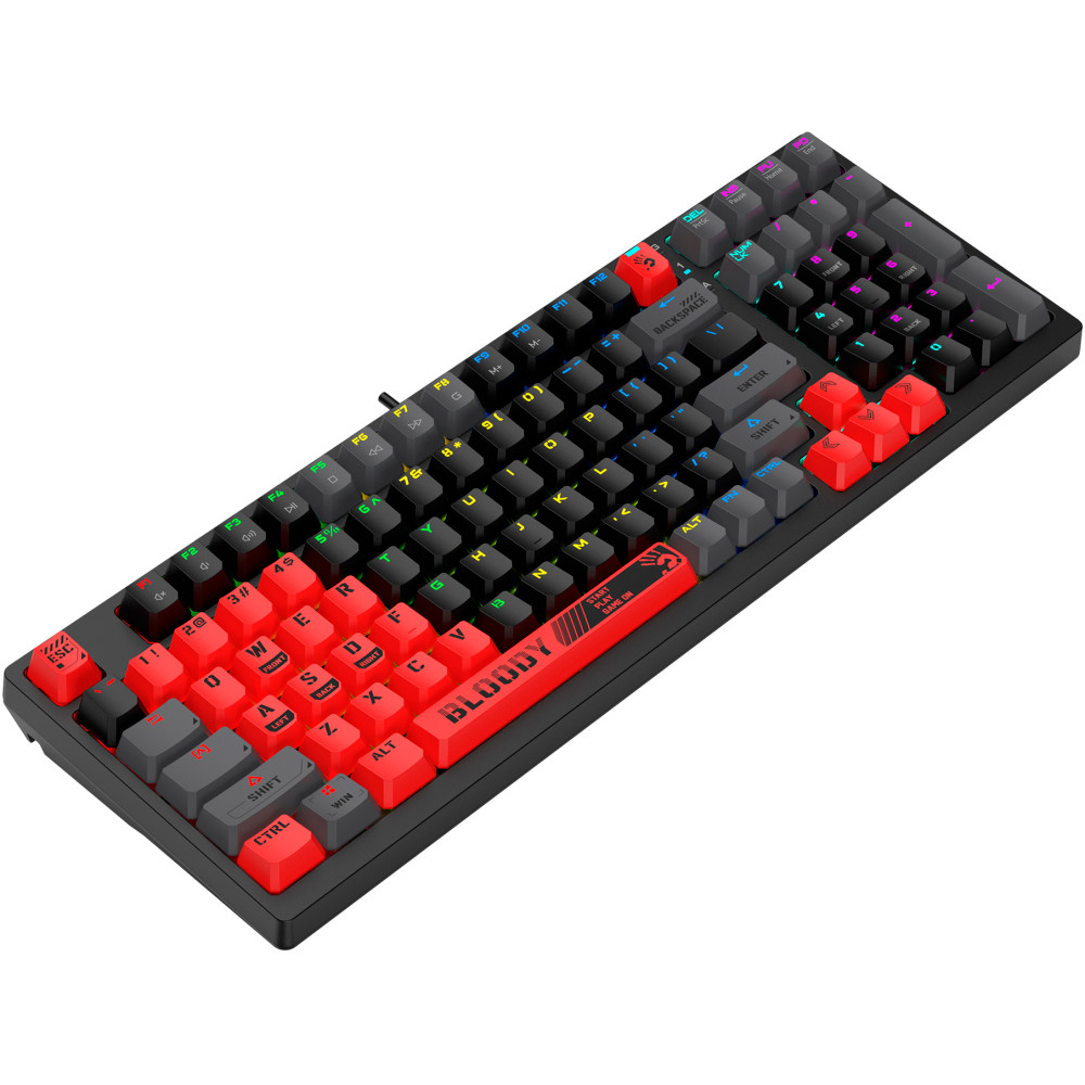 Клавиатура A4Tech Bloody S98 Sports Red SPORTS RED Проводная, USB - миниатюра 14