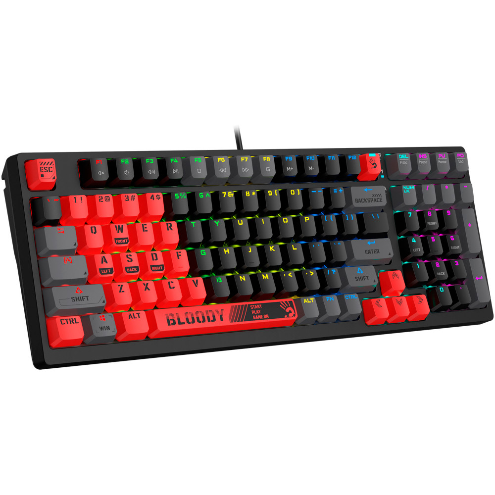 Клавиатура A4Tech Bloody S98 Sports Red SPORTS RED Проводная, USB - миниатюра 12