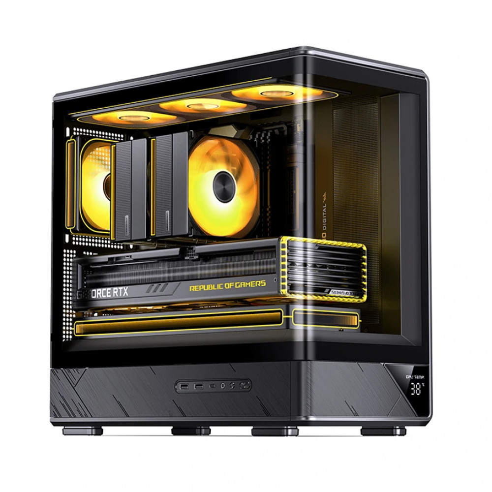 Корпус Jonsbo D200 Black Mid-Tower - миниатюра 4