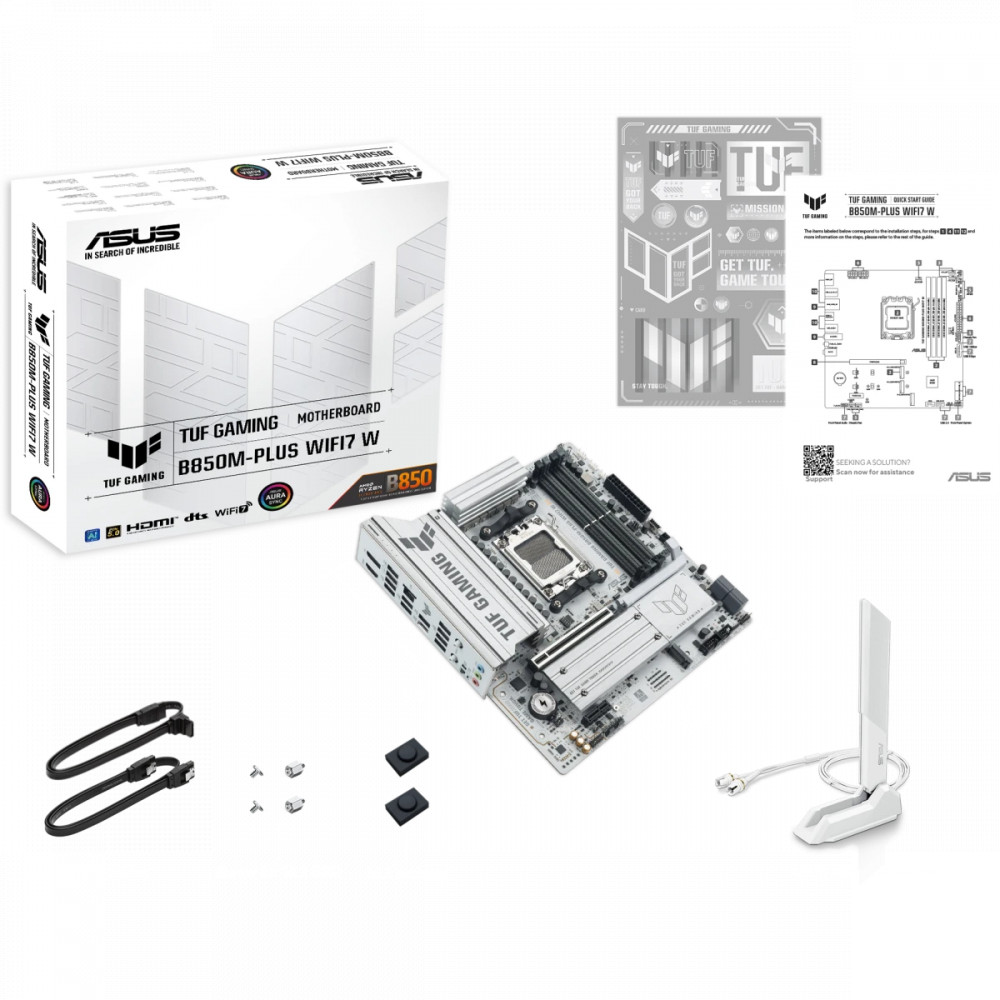 Материнская плата Asus TUF GAMING B850M-PLUS WIFI7 W 90MB1MD0-M0EAY0 Micro-ATX, AMD AM5 - миниатюра 14