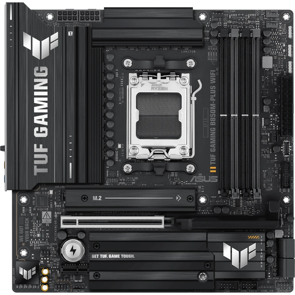 Материнская плата Asus TUF GAMING B850M-PLUS WIFI7 90MB1MU0-M0EAY0 Micro-ATX, AMD AM5 - миниатюра 6