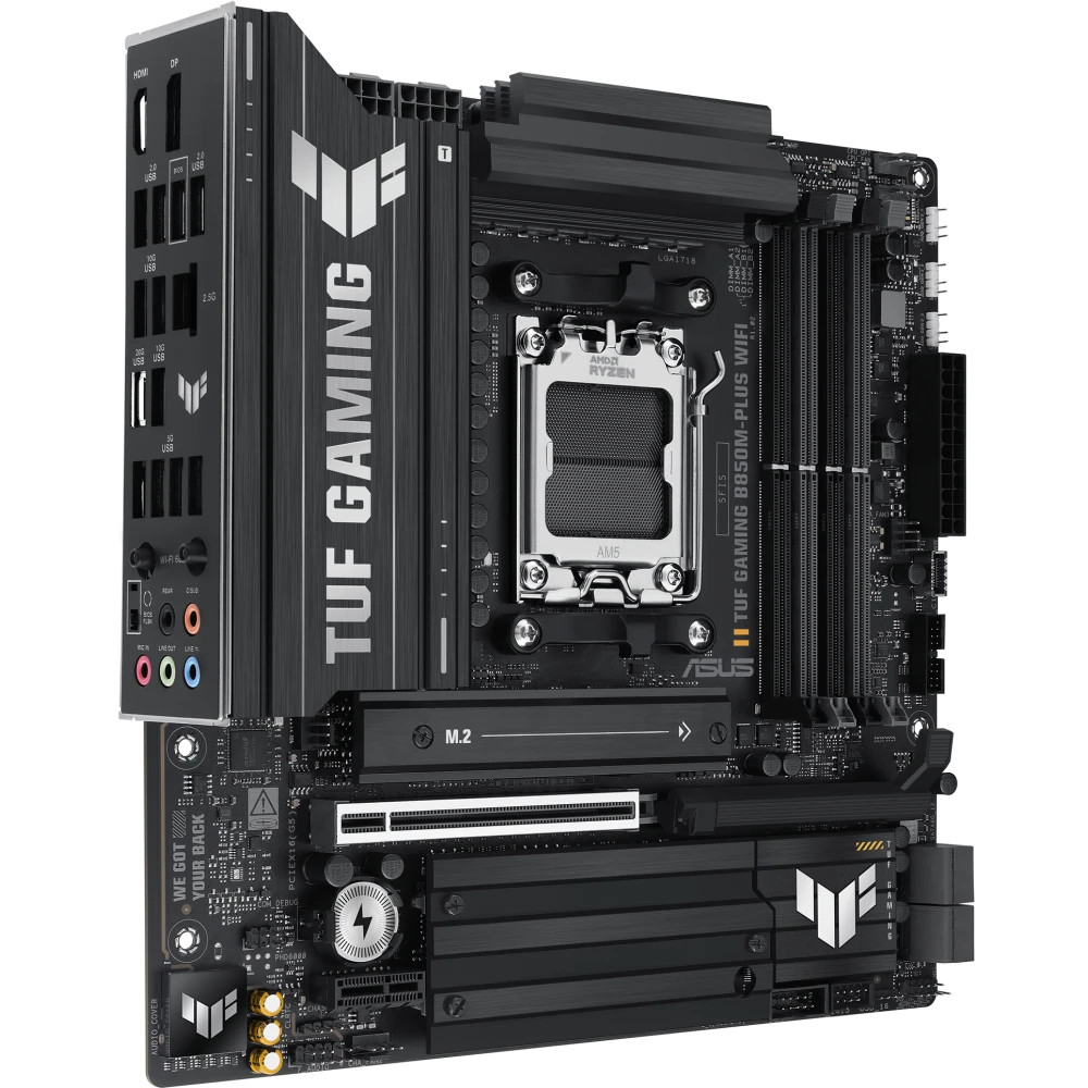 Материнская плата Asus TUF GAMING B850M-PLUS WIFI7 90MB1MU0-M0EAY0 Micro-ATX, AMD AM5 - миниатюра 7