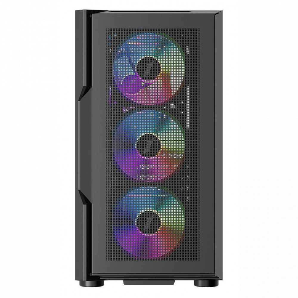 Корпус 1STPLAYER T7 P Black T7-P-BK-4F7 Mid-Tower - миниатюра 8