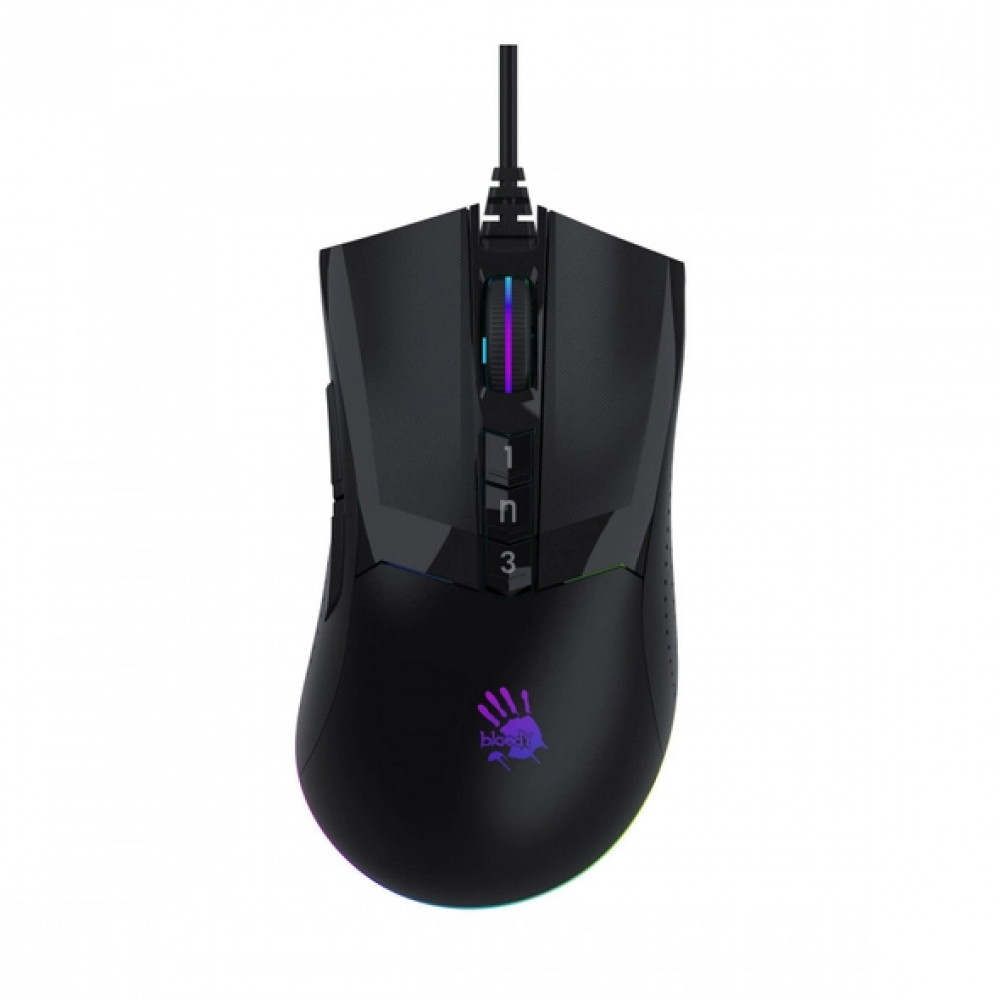 Мышь A4Tech W90-Max Stone Black Игровые, Проводная - миниатюра 4